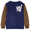 vidaXL Kids' Sweatshirt Dark Navy 104