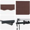 vidaXL Automatic Retractable Awning Brown 600x300 cm