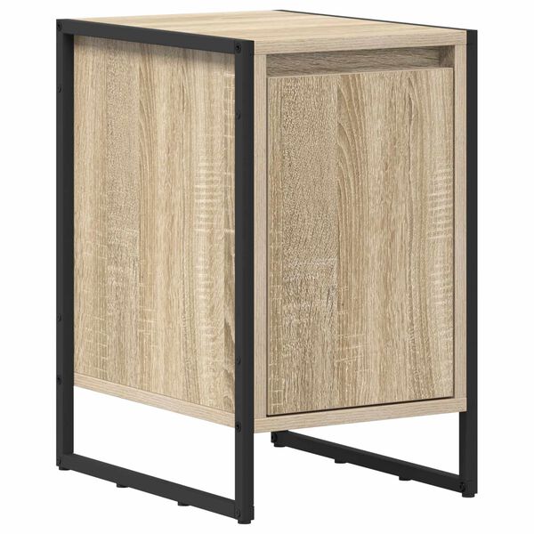 vidaXL Bedside Table Sonoma 39.5 x 30 x 50 cm Engineered Wood