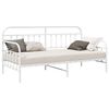 vidaXL Daybed Frame White 90 x 190 cm Powder-Coated Steel