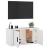 vidaXL Wall Mounted TV Cabinet High Gloss White 80x34.5x40 cm