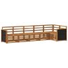 vidaXL Sectional Sofa Set 5 pcs Natural Solid Acacia Wood