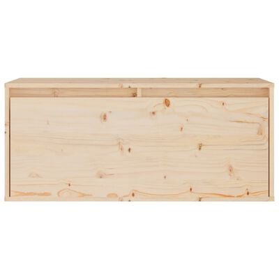vidaXL Wall Cabinet 80x30x35 cm Solid Wood Pine