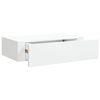 vidaXL Wall-mounted Drawer Shelves 2 pcs White 40x23.5x10 cm MDF