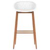 vidaXL Bar Chairs 4 pcs White