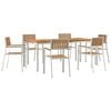 vidaXL Outdoor Dining Set 7 pcs 200 x 90 x 75 cm
