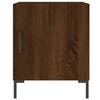 vidaXL Bedside Cabinets 2 pcs Brown Oak 40x40x50 cm Engineered Wood