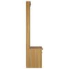 vidaXL Hall Tree SANDNES 87x40x159.5cm Solid Wood Pine