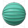 vidaXL Pool Dome Folding Manual Blue 592 x 590 x 275 cm