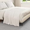 vidaXL Throw Blanket Cream 150 x 130 cm Fleece