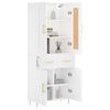 vidaXL Highboard White 69.5x34x180 cm Engineered Wood
