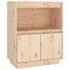 vidaXL Sideboard 60x34x75 cm Solid Wood Pine