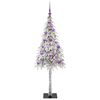 vidaXL Christmas Tree with 150 LEDs White 150 cm PE and Steel