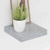 vidaXL Floating Wall Shelf Concrete Grey 23x23.5x3.8 cm MDF