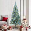 vidaXL Artificial Christmas Tree Snow Flocked with LED Light 180 cm