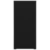 vidaXL Filing Cabinet Black 46x62x133 cm Steel