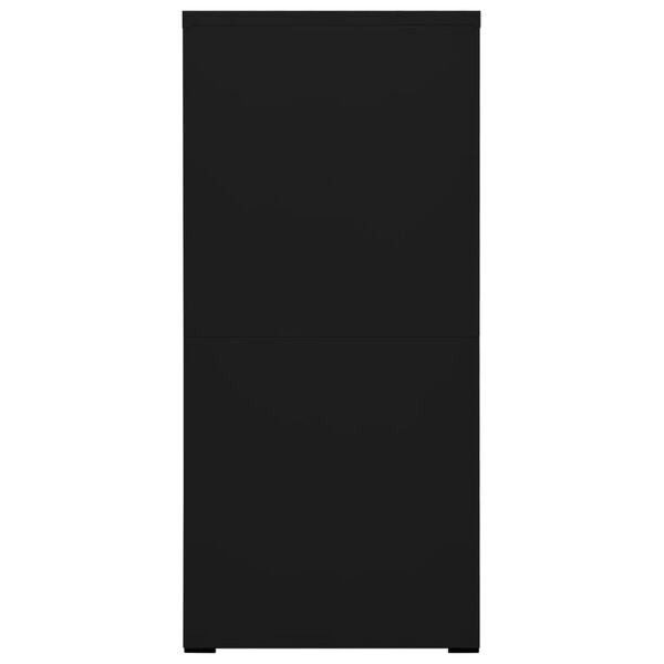 vidaXL Filing Cabinet Black 46x62x133 cm Steel
