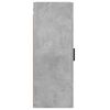 vidaXL Wall Mounted Cabinet Concrete Grey 34.5x34x90 cm