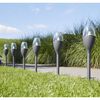 Luxform Solar LED Garden Mini Stake Lights Jive 4 pcs Grey 41466