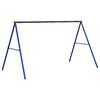 vidaXL Swing Frame for Outdoor with 8 Hanging Hooks Blue Steel