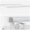 vidaXL Automatic Retractable Awning Burgundy 500x300 cm