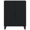 vidaXL Highboard Black 69.5x34x180 cm Engineered Wood