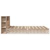 vidaXL Bookcase Bed without Mattress 150x200 cm King Size Solid Wood