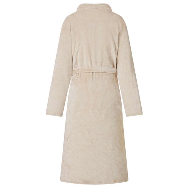 vidaXL Bathrobe without Hood Beige XXXL Flannel