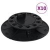 vidaXL Adjustable Feet for Decking 10 pcs 25-40 mm