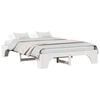 vidaXL Bed Frame White 160 x 200 cm Solid Pine Wood