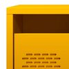 vidaXL Bedside Cabinets 2 pcs Mustard Yellow 35x39x43.5 cm Steel