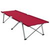 vidaXL Folding Camping Bed Folding Red 62 x 194 x 42 cm Oxford fabric