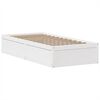 vidaXL Bed Frame without Mattress White 90x200 cm Solid Wood Pine