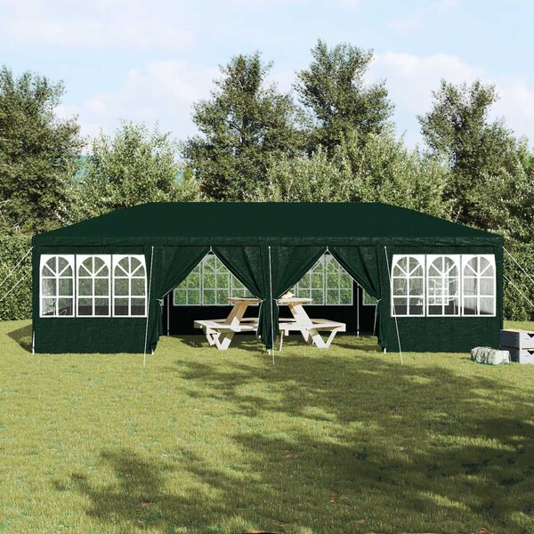 vidaXL Party Tent Green 800 x 400 x 266 cm Polyethylene
