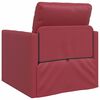 vidaXL Sofa Bed Wine Red 74 x 77 x 81 cm Artificial Leather