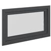 vidaXL Basement Window "RISOR" 100x70 cm Tilt&Turn DIN Right Anthracite