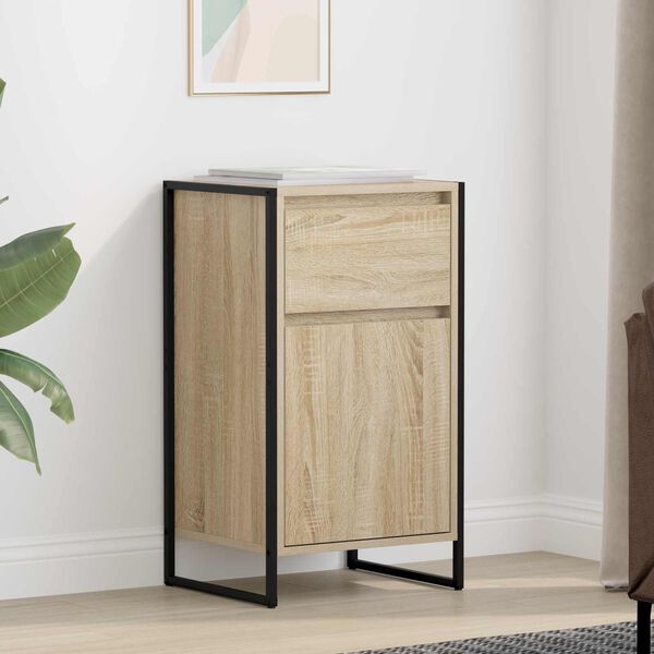 vidaXL Sideboard with Drawer Sonoma 43 x 36 x 75.5 cm Engineered Wood