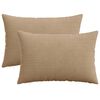 vidaXL Cushion Cover 2 pcs HEERLEN Brown 40 x 60 cm Corduroy