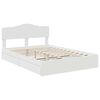 vidaXL Storage Bed with Headboard White 150 x 200 cm Engineered Wood