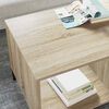 vidaXL Coffee Table Sonoma Oak 90 x 49 x 46 cm Engineered Wood