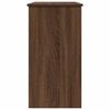 vidaXL Desk Brown Oak 80x40x75 cm Engineered Wood