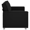 vidaXL Sofa Black 180 x 78 x 84 cm Fabric