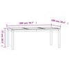 vidaXL 7 Piece Garden Dining Set Solid Wood Teak