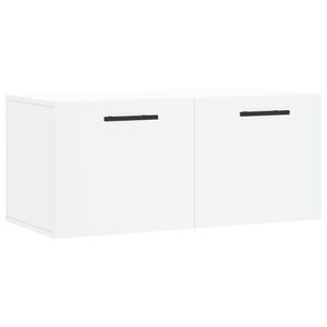 vidaXL Wall Cabinet White 80x36.5x35 cm Engineered Wood