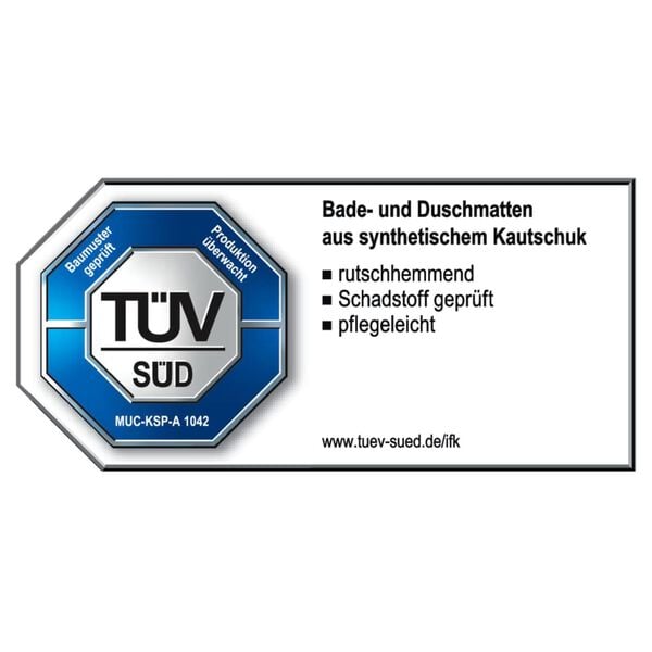 RIDDER Non-Slip Bath Mat Promo Grey
