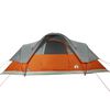 vidaXL Family Tent Dome 9-Person Orange Waterproof