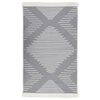 vidaXL Rug Dark Grey 120x180 cm Cotton