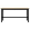 vidaXL Dining Bench Sonoma Oak 100 x 32.5 x 48.5 cm