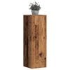 vidaXL Plant Stand Old Wood 33x33x100 cm Engineered Wood