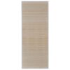 vidaXL Rectangular Natural Bamboo Rugs 4 pcs 120x180 cm
